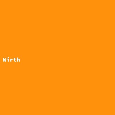 Hersteller: Wirth