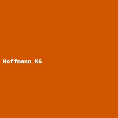 Hersteller: Hoffmann KG