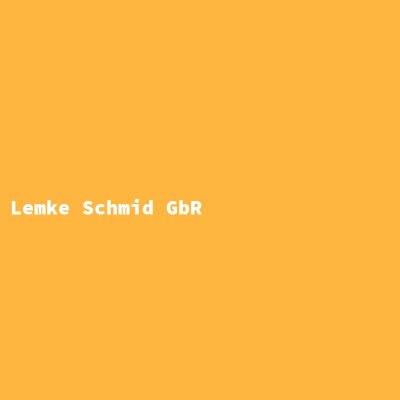 Hersteller: Lemke Schmid GbR