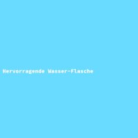 Hervorragende Wasser-Flasche