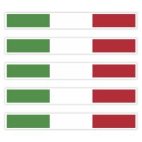 5 x Aufkleber - ITALIEN