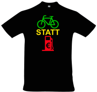 T-Shirt - FAHRRAD statt TANKSTELLE