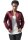 URBAN CLASSICS "Ladies Satin Bomber Jacket" burgundy