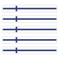 5 x Aufkleber - FINNLAND