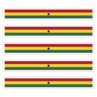 5 x Aufkleber - GHANA