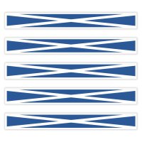 5 x Aufkleber - SCHOTTLAND