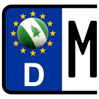 3 x Kennzeichen-Aufkleber - BALL - NORFOLKINSELN