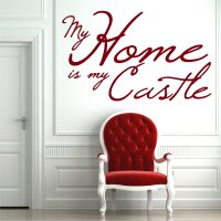 Wandtattoo - MY HOME IS MY CASTLE