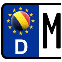 3 x Kennzeichen-Aufkleber - BALL - TSCHAD