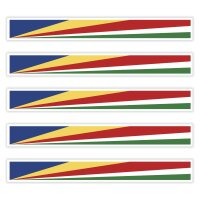 5 x Aufkleber - SEYCHELLEN