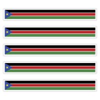 5 x Aufkleber - SÜD SUDAN