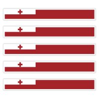 5 x Aufkleber - TONGA