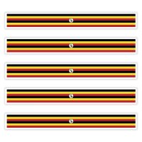 5 x Aufkleber - UGANDA