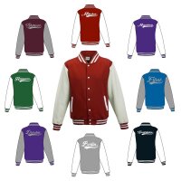 Collegejacke "Wunschname/Stadt/Verein"