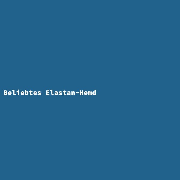 Beliebtes Elastan-Hemd