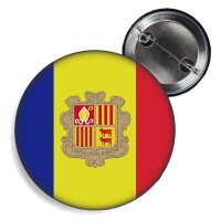 Button - ANDORRA - Fahne