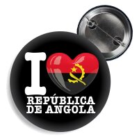 Button - I LOVE REPÚBLICA DE ANGOLA -