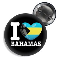 Button - I LOVE BAHAMAS -