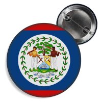Button - BELIZE - Fahne