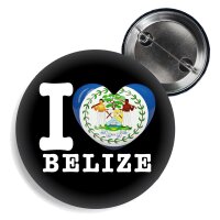 Button - I LOVE BELIZE -