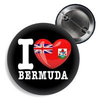 Button - I LOVE BERMUDA -