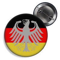 Button - DEUTSCHLAND - Fahne / Adler