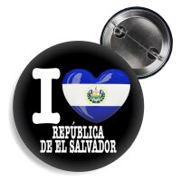 Button - I LOVE REPUBLICA DE EL SALVADOR -