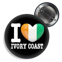 Button - I LOVE IVORY COAST -