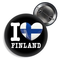 Button - I LOVE FINLAND -