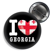 Button - I LOVE GEORGIA -
