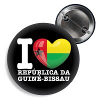 Button - I LOVE REPÚBLICA DA GUINÉ BISSAU -