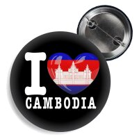 Button - I LOVE CAMBODIA -