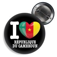 Button - I LOVE RÉPUBLIQUE DU CAMEROUN -