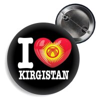 Button - I LOVE KIRGISTAN -