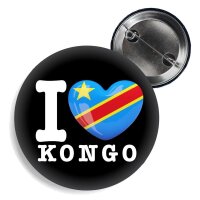 Button - I LOVE KONGO -