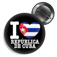 Button - I LOVE REPÚBLICA DE CUBA -