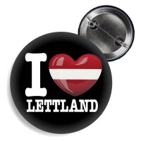 Button - I LOVE LETTLAND -