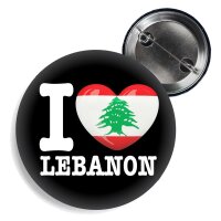 Button - I LOVE LEBANON -