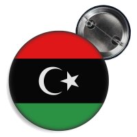 Button - LIBYEN - Fahne