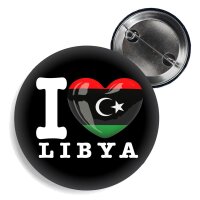 Button - I LOVE LIBYA -