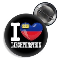 Button - I LOVE LIECHTENSTEIN -