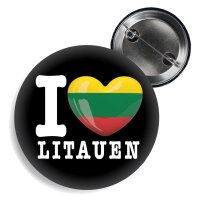 Button - I LOVE LITAUEN -