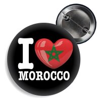 Button - I LOVE MOROCCO -