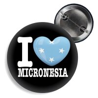 Button - I LOVE MICRONESIA -