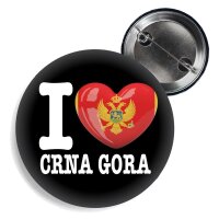 Button - I LOVE CRNA GORA -