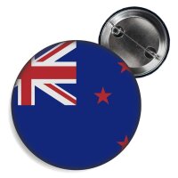 Button - NEUSEELAND - Fahne