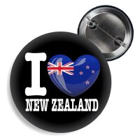 Button - I LOVE NEW ZEALAND -