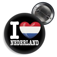 Button - I LOVE NEDERLAND -