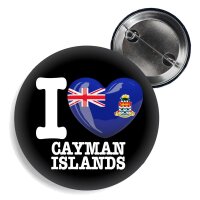 Button - I LOVE CAYMAN ISLANDS -
