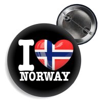 Button - I LOVE NORWAY -